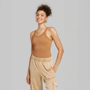 NWT Ribbed Tank Bodysuit